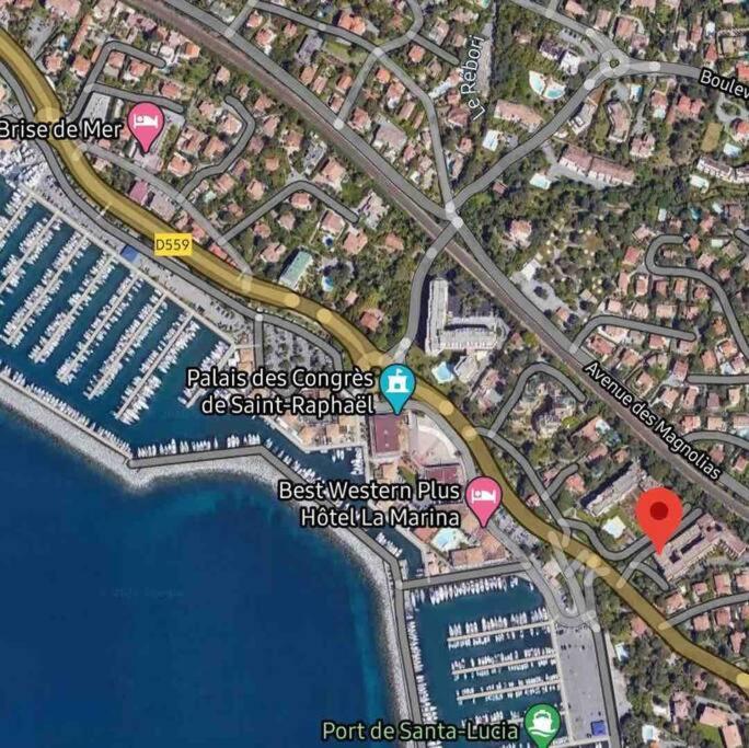 Chaleureux Appartement Face Au Port Sta Lucia, Tout A Pieds, Wifi แซ็งต์-ราฟาเอล ภายนอก รูปภาพ